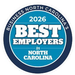 Business North Carolina 2026 Best Employers in North Carolina badge