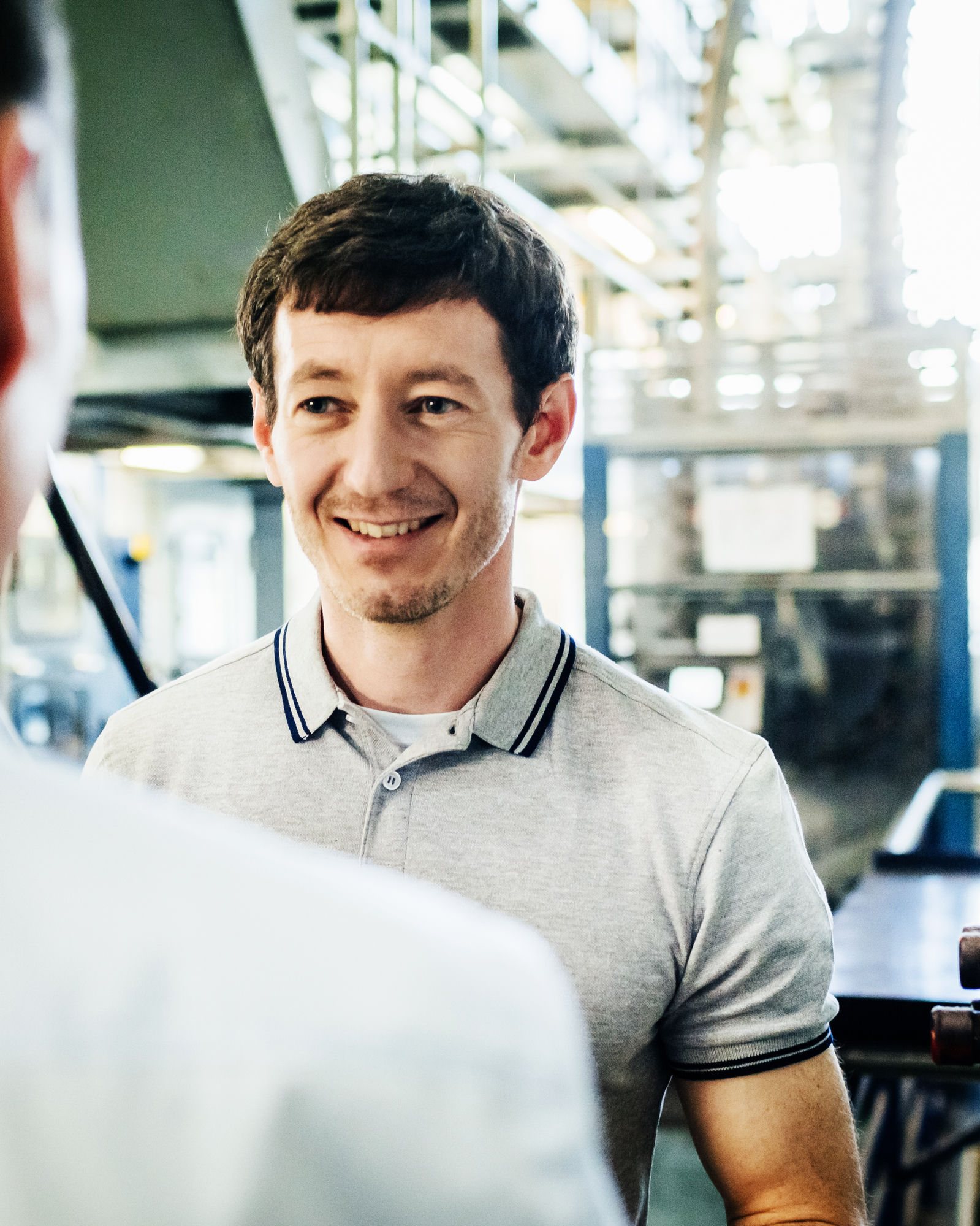 Catapult Education & Workforce Foundation 5 A confident employee on a manufacturing plant floor