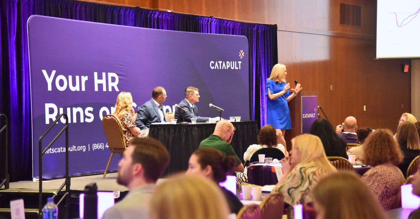 2027 Leadership & HR Conference | Concord, NC 7 Panel discussion on the Catapult conference stage