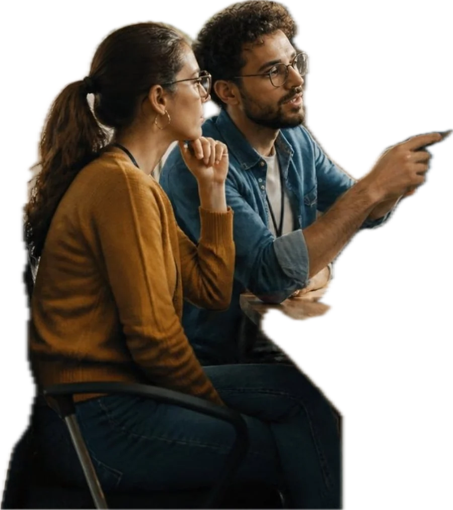 HR for AI & Machine Learning Companies | Catapult HR 2 Professionals at work in ai & machine learning
