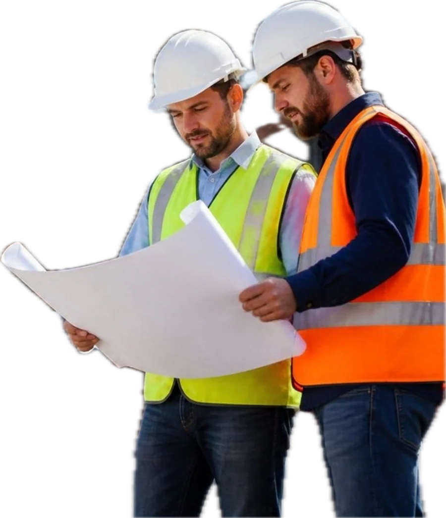 HR for General Contractors | Catapult HR 2 Professionals at work in general contracting