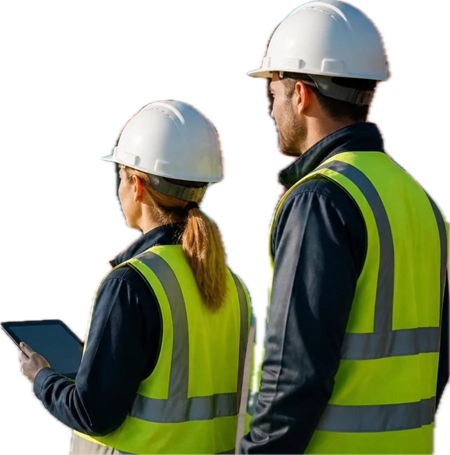 Professionals at work in maritime &amp; ports