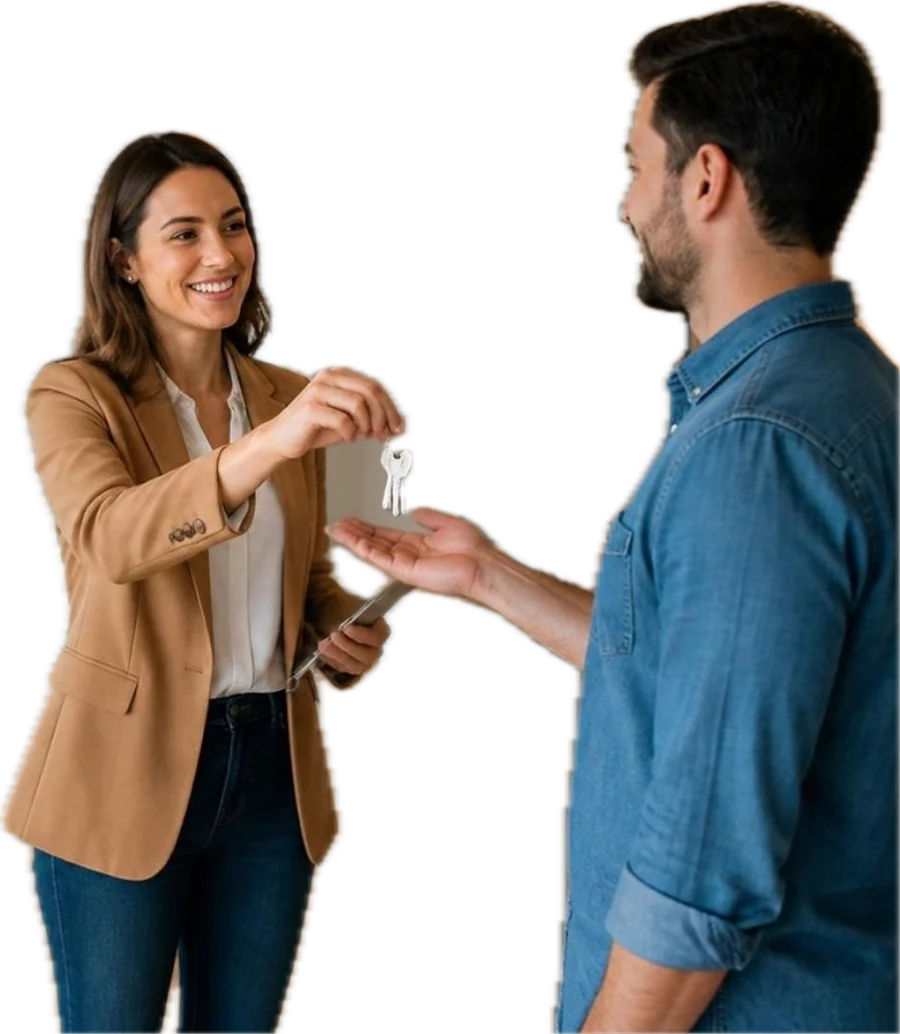 Professionals at work in property management