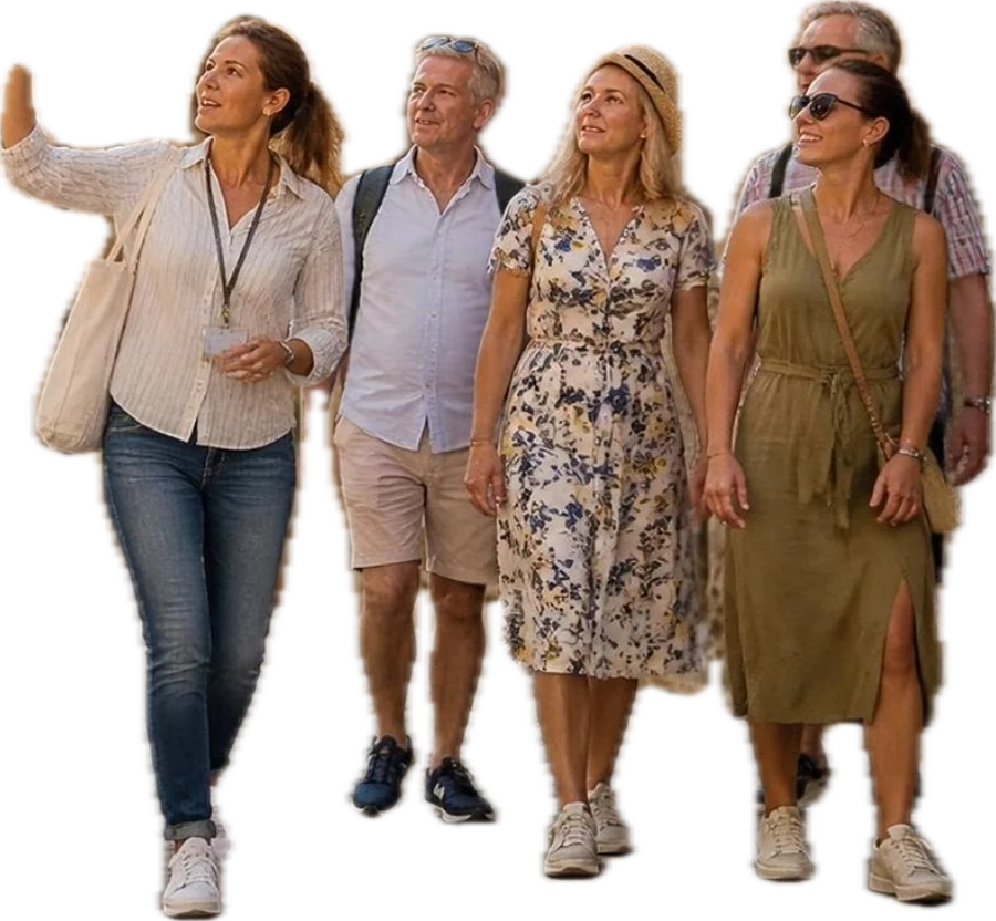 Professionals at work in travel &amp; tourism